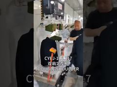 Double shoulder pressing machine