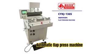 Automatic flap press machine