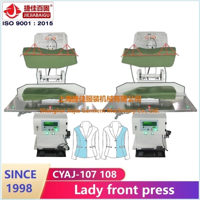 Lady 220V Dress Shirt Press Machine 1.5KW Vertical Front Press