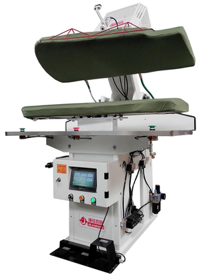 Vertical Automatic Duffle Coat Pressing Machine Right Back Steam Heating System