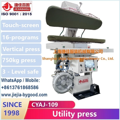Laundry utility Pant Trousers Legger steam Press Machine Vertical Press Automatic Touch-screen Control System
