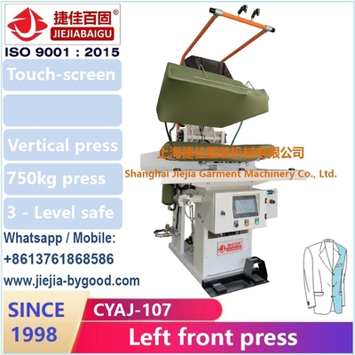 Jacket blazer steam automatic garment press machine vertical press front touch screen