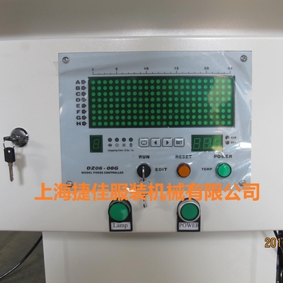 Touch Screen PLC Pants Steam Press Machine 0.75KW 220V