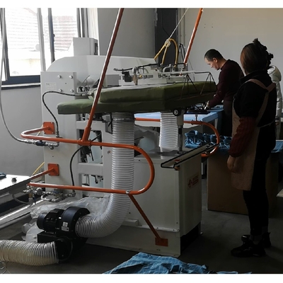 Vertical T Shirt Automatic Steam Press Machine With Touch Screen PLC 50HZ