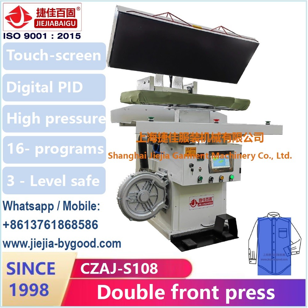 Front Pressing Machine High Pressure Wrinkle Free Garment Pressing Machine For Cotton Shirt ...