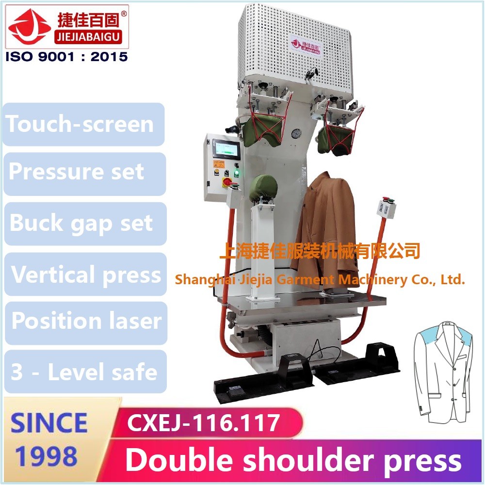 Blazer double shoulder Jacket Pressing Machines Vertical steam ironing ...