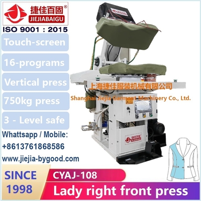Shanghai Jiejiabaigu Factory 1998 Full Range Garment Ironing Machine lady dress front
